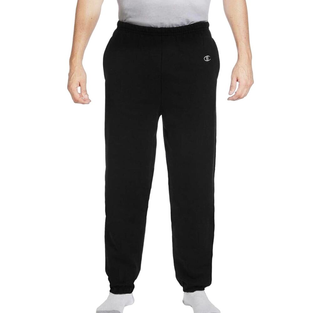 Champion-Men’s Small Cotton Sweatpants Jogger Workout Pants Set Of 3